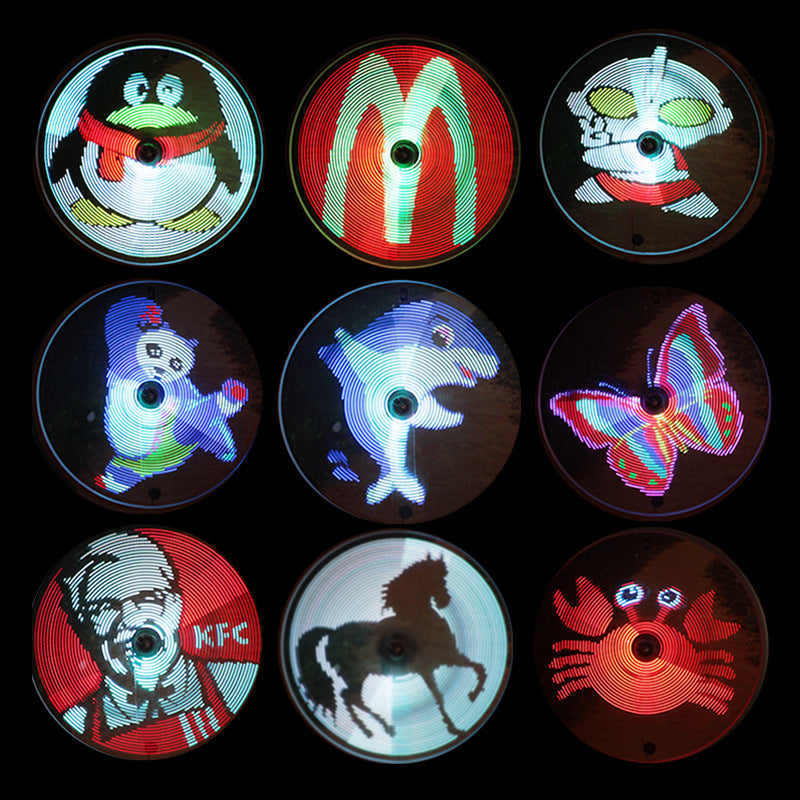 "510_Athletics" Programmable Safety Lights For Bicycle Wheels