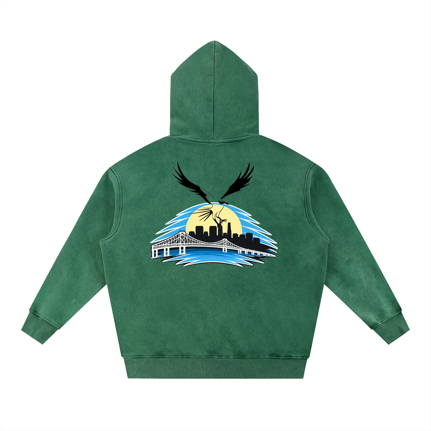 Richmond Snow Wash Fleece Oversize Hoodie