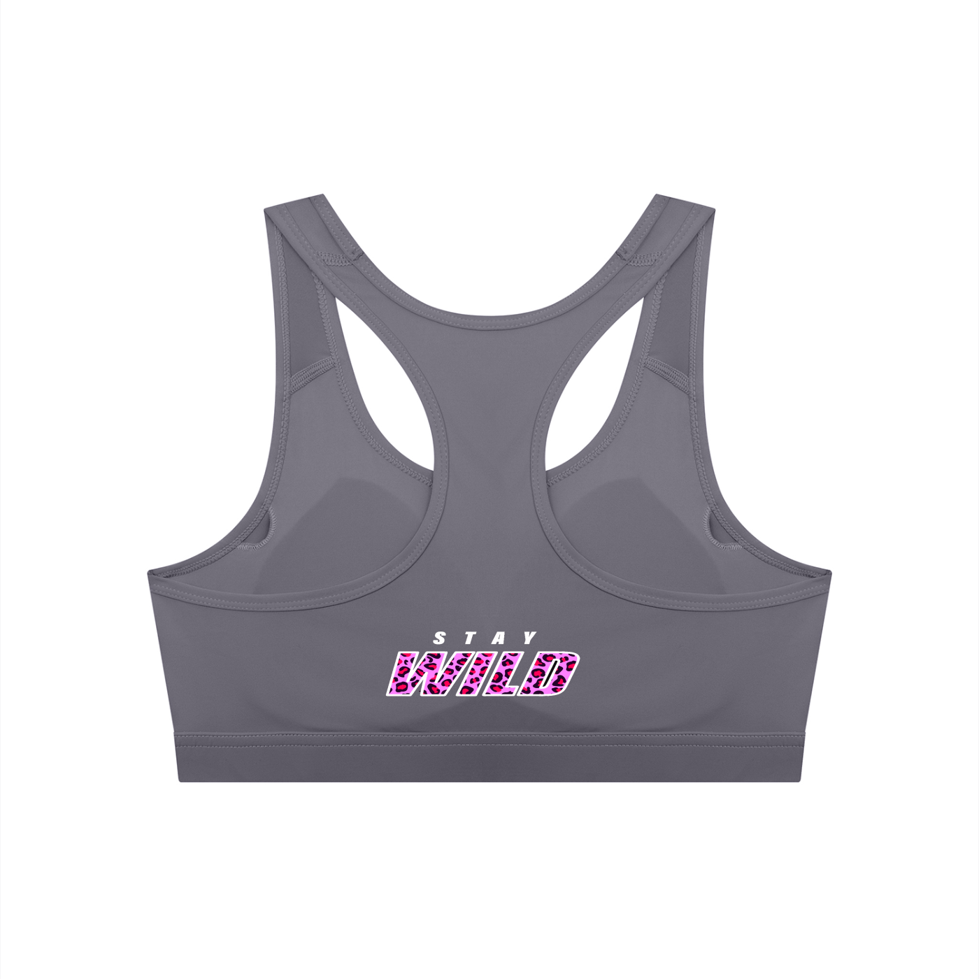 Stay Wild Women's Cropped Sports Bra