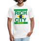 "RichCity_Global "Brazil" Fitted Cotton/Poly T-Shirt by Bestia_Graphics - white