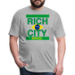 "RichCity_Global "Brazil" Fitted Cotton/Poly T-Shirt by Bestia_Graphics - heather gray