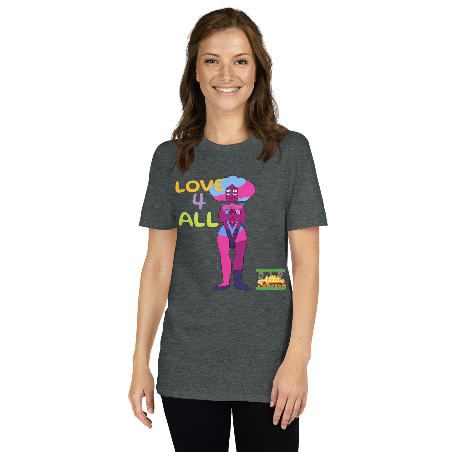 "510_Athletics" "Love 4 All" Short-Sleeve Unisex T-Shirt