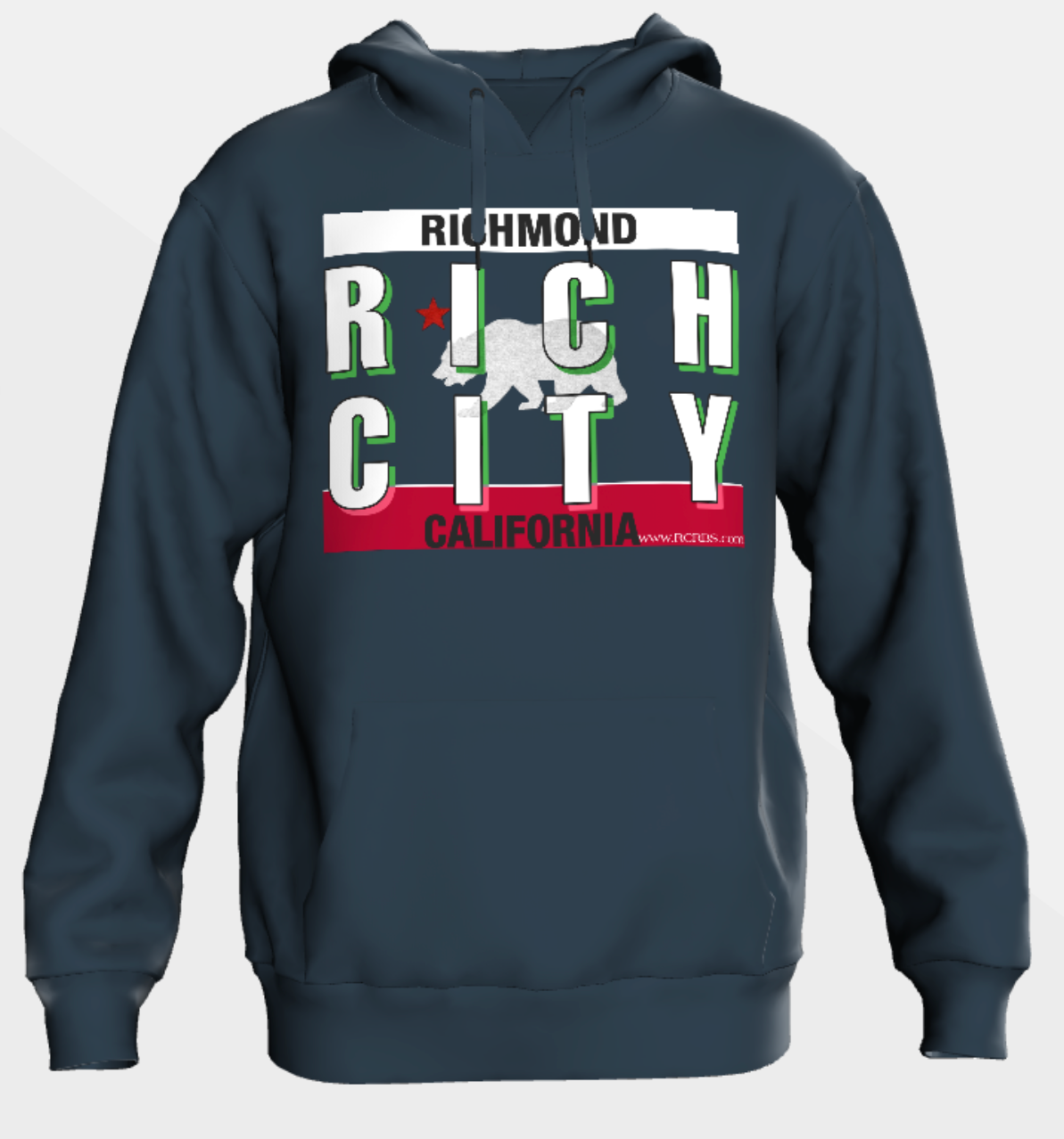 "Evry1's Brand" Rich City Hoodie w/ "RichCity, CA"