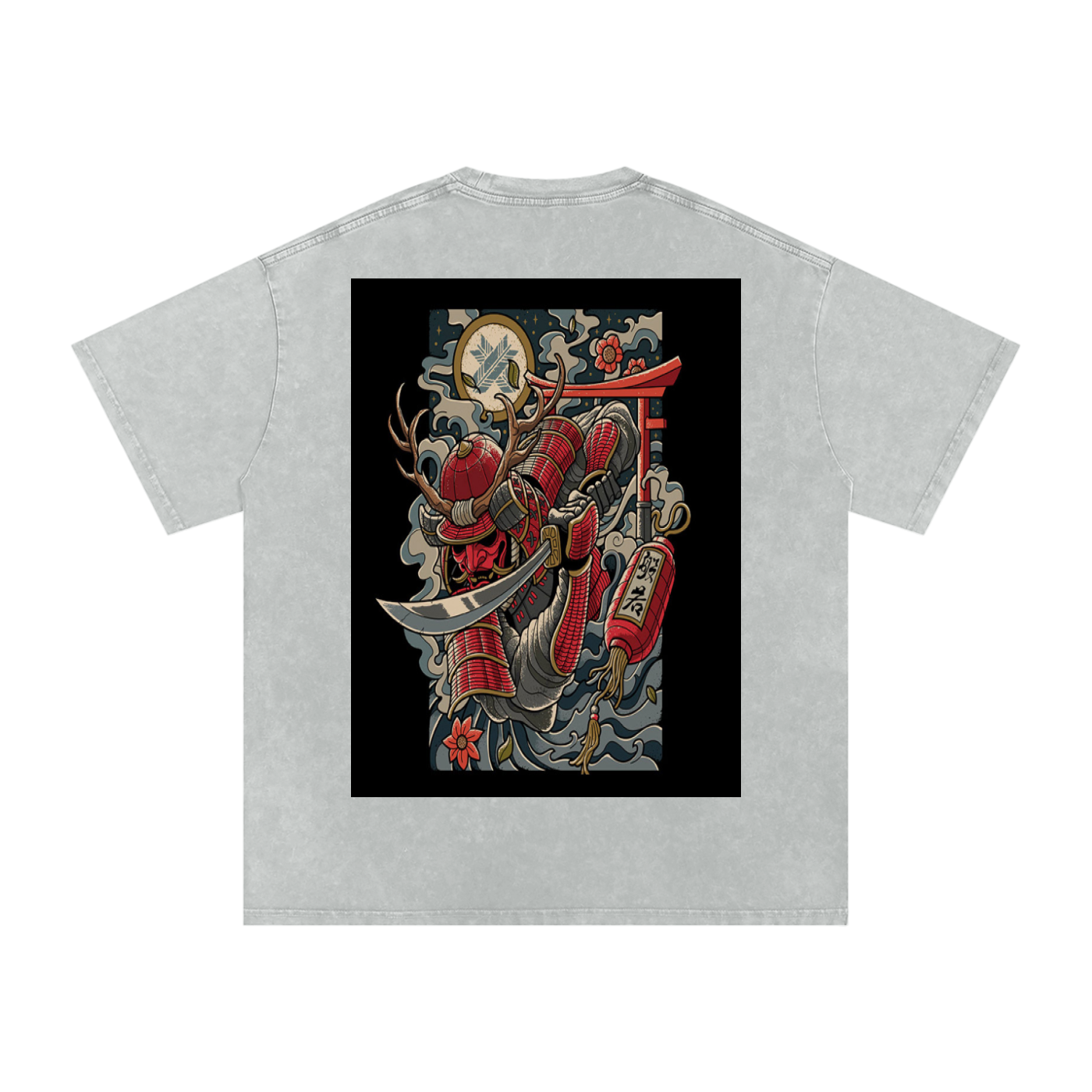 Richmond Snow Washed Oversized Cotton T-Shirt