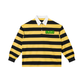Hong Kong Phoey Color Block Stripe Polo Shirt