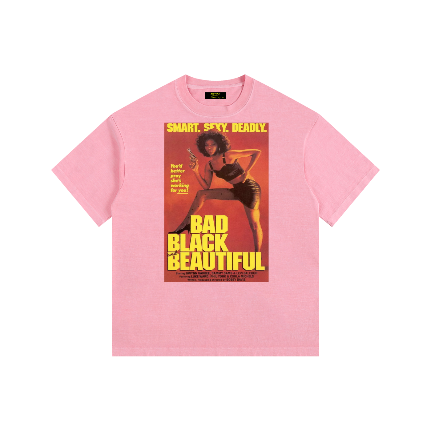 Bad, Black, & Beautiful Vintage Washed Oversized Cotton T-Shirt