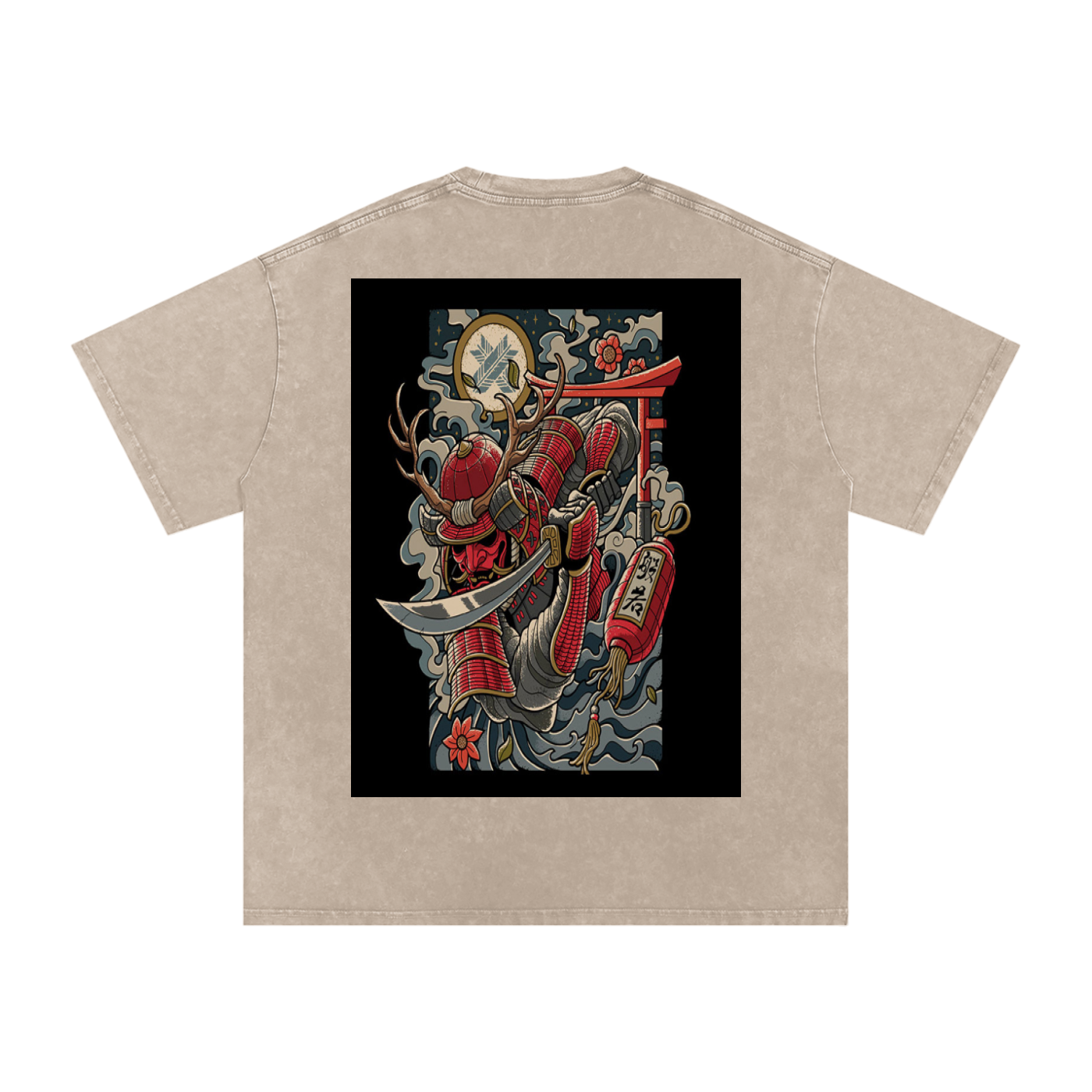 Richmond Snow Washed Oversized Cotton T-Shirt