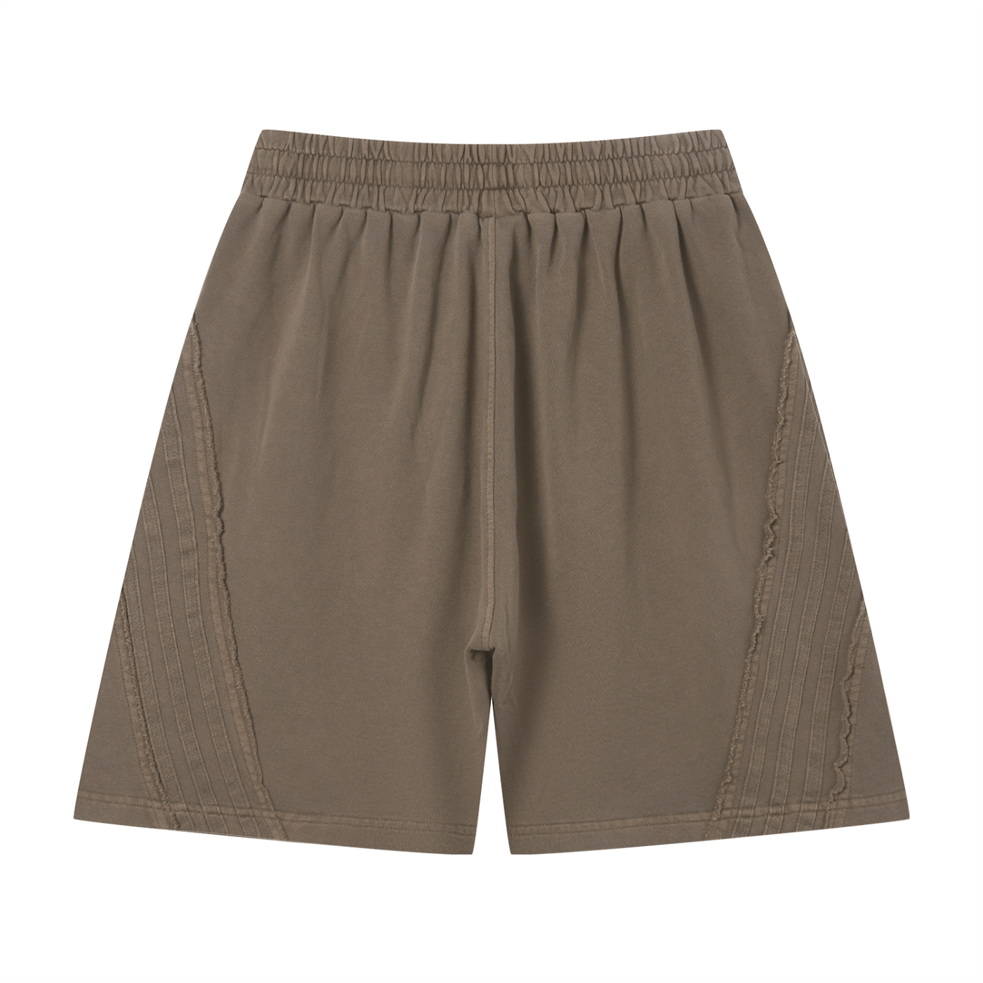 Mona Lisa Unisex Vintage Wash Raw Edge Shorts