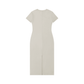 Women's V-Neck Short Sleeve Maxi Dress