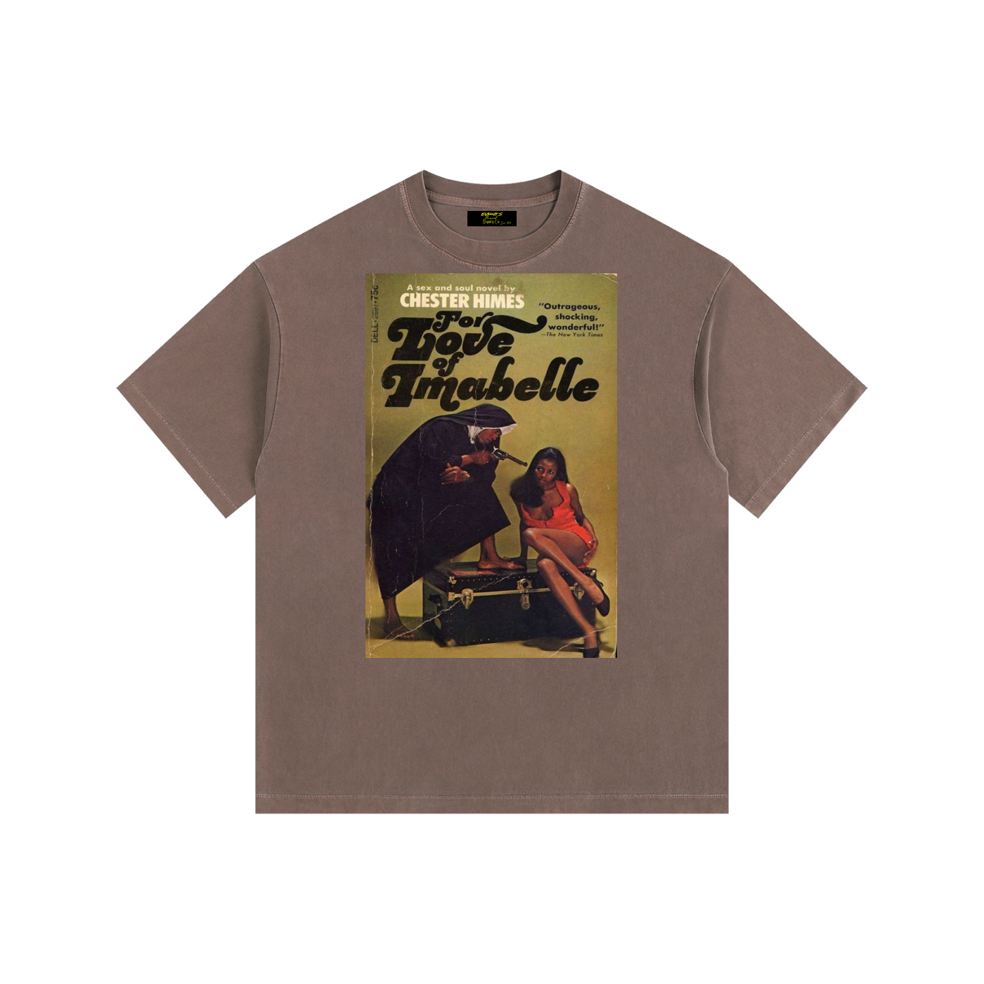 Vintage ImaBelle Washed Oversized Cotton T-Shirt