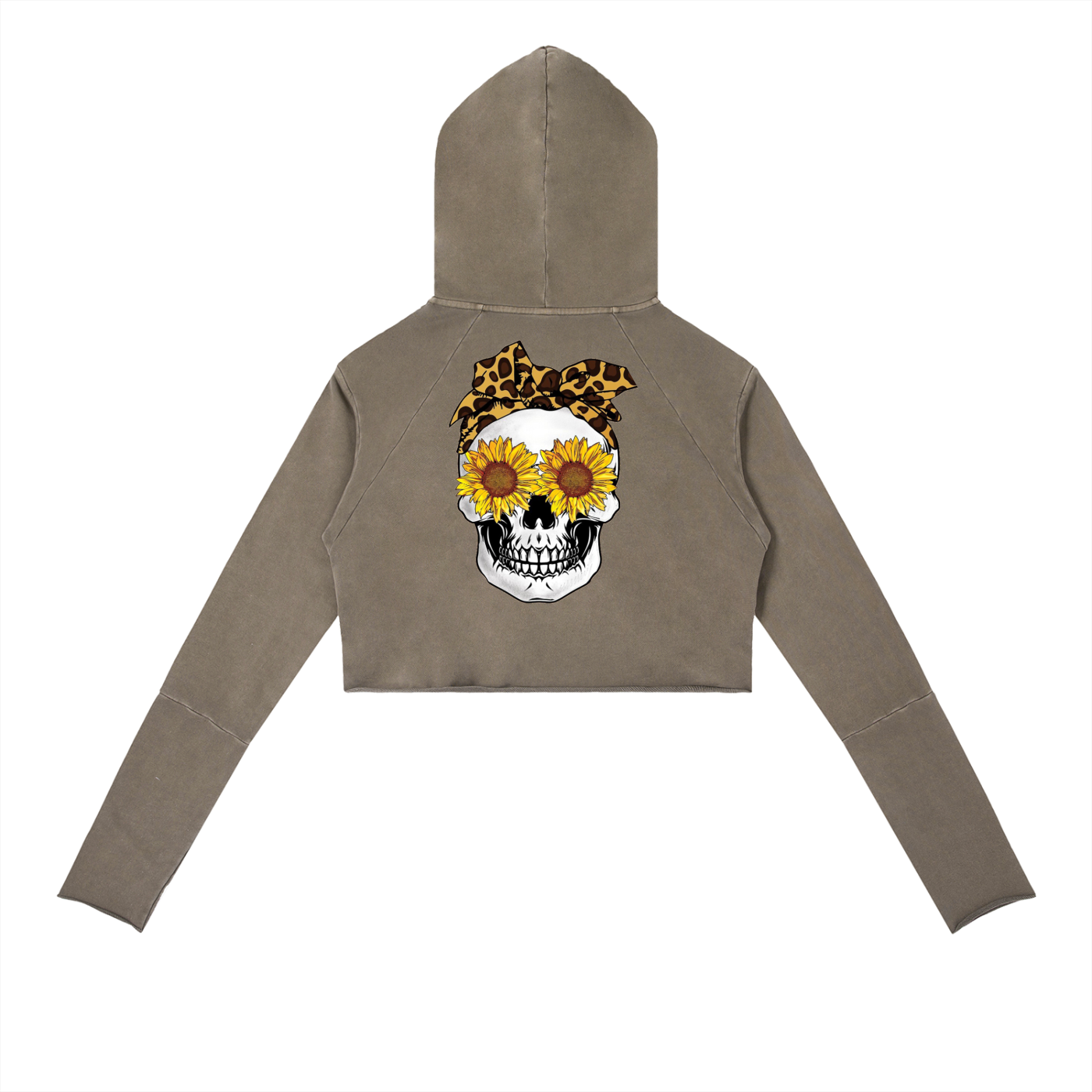 Stay Wild Vintage Washed Raw Edge Hoodie