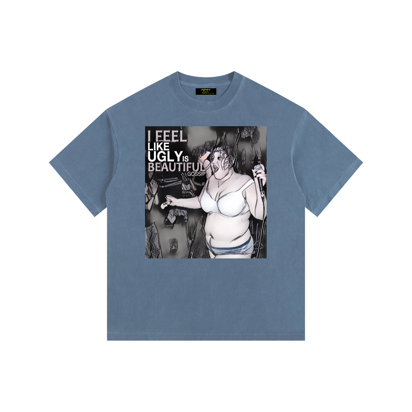 Vintage Thick & Beautiful Washed Oversized Cotton T-Shirt