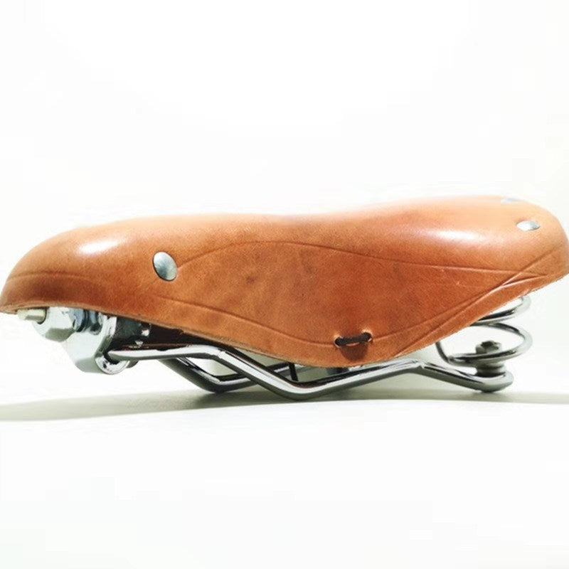 "510_Athletics" "Crooks Brothers" Bicycle Faux Cowhide Seat / Saddle