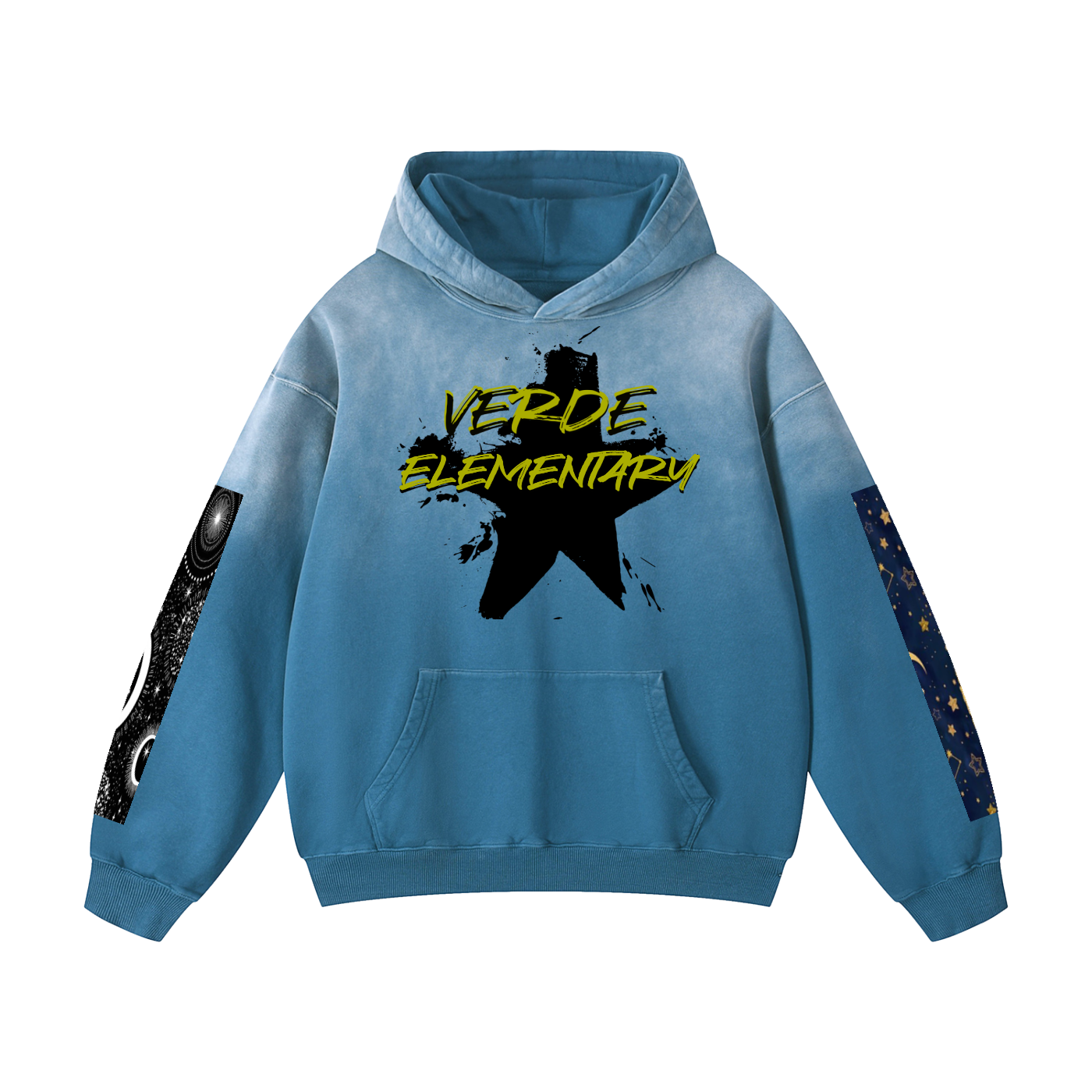 Verde Elementary Heavyweight Sun-faded Oversized Hoodie