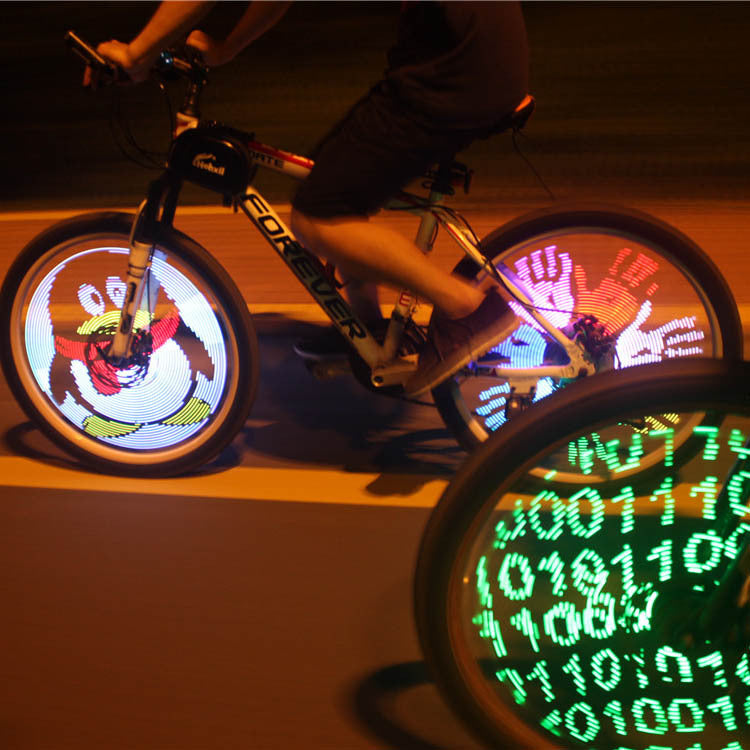 "510_Athletics" Programmable Safety Lights For Bicycle Wheels