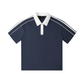 Plane Jane Contrast Collar Short-Sleeve Polo Shirt