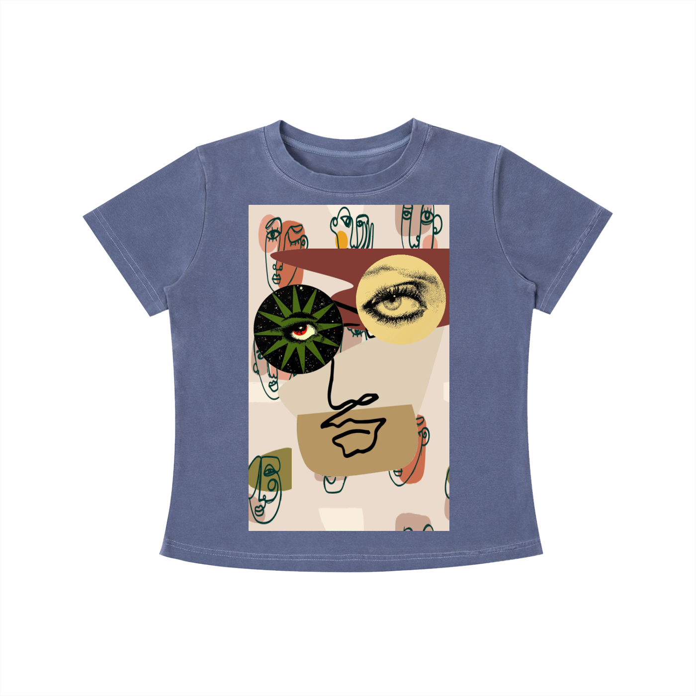 I am Beautiful Vintage Wash Slim Fit T-shirt