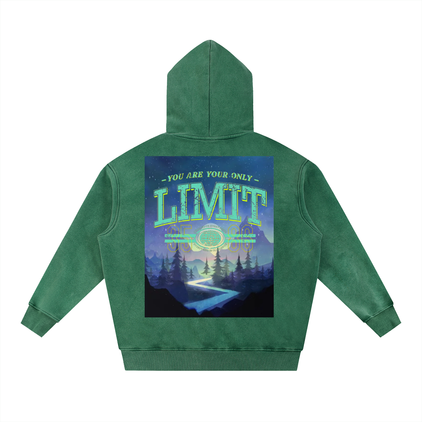 District Snow Wash Fleece Oversize Hoodie