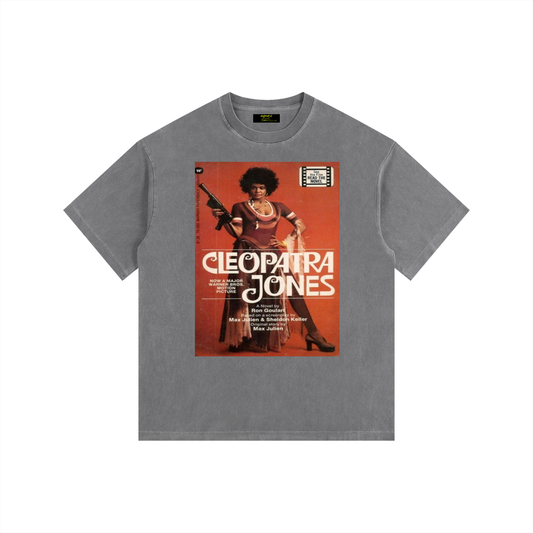 Vintage Cleopatra Jones Washed Oversized Cotton T-Shirt