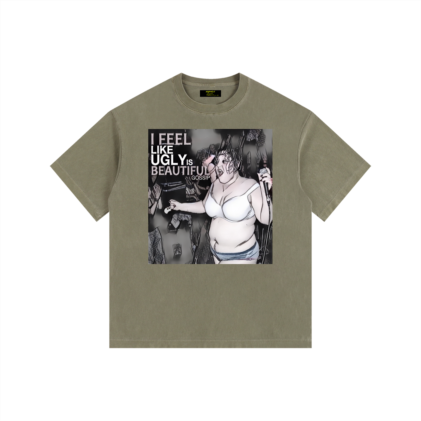 Vintage Thick & Beautiful Washed Oversized Cotton T-Shirt