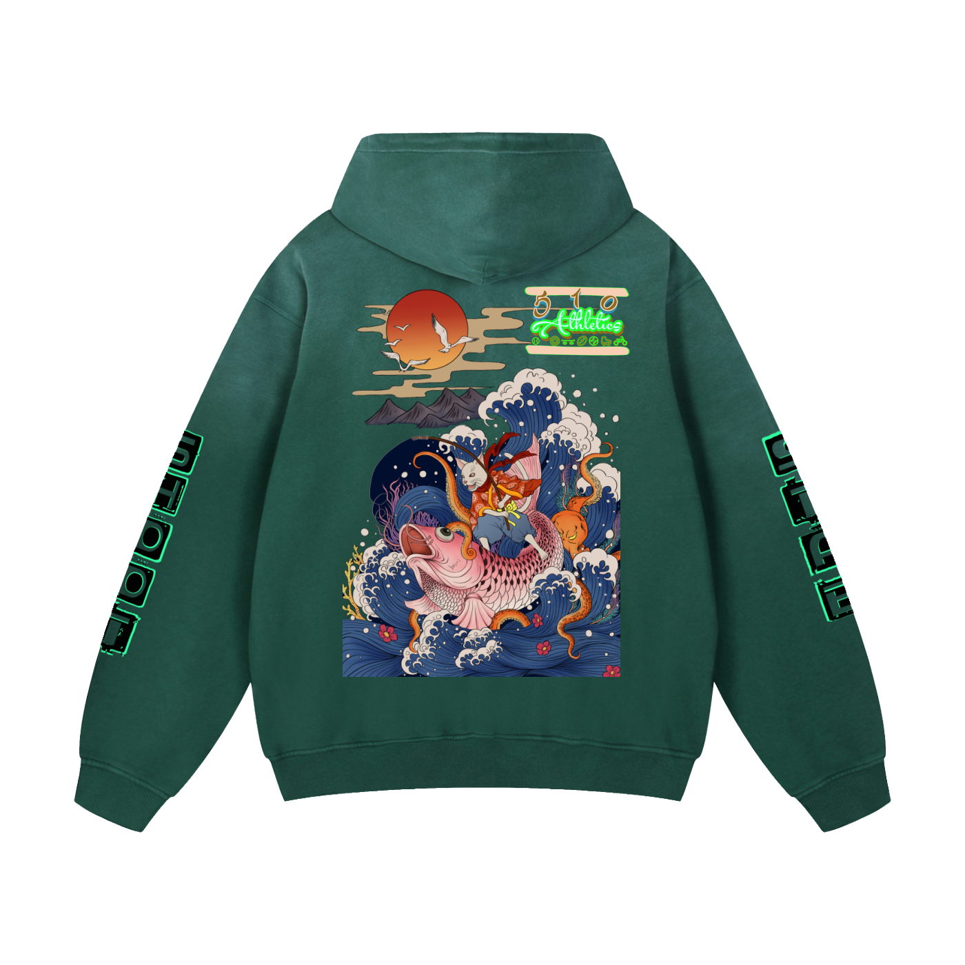 Vintage Scream Heavyweight Sunfaded Oversized Hoodie