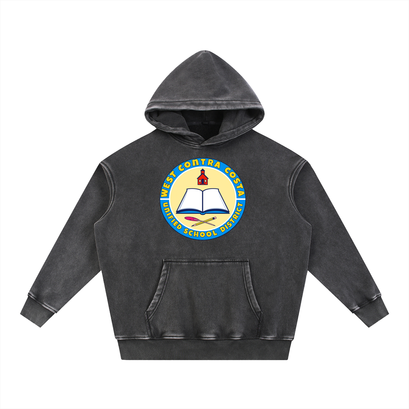 District Snow Wash Fleece Oversize Hoodie