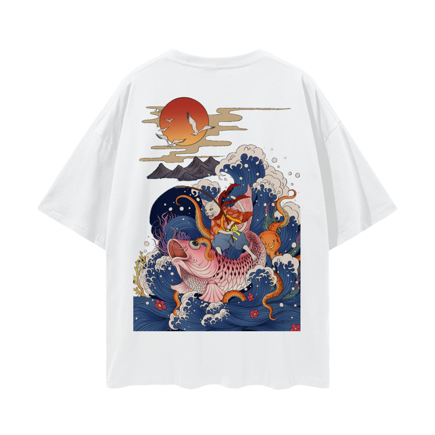 Cats are special too Streetwear Loose Drop Shoulder T-Shirt