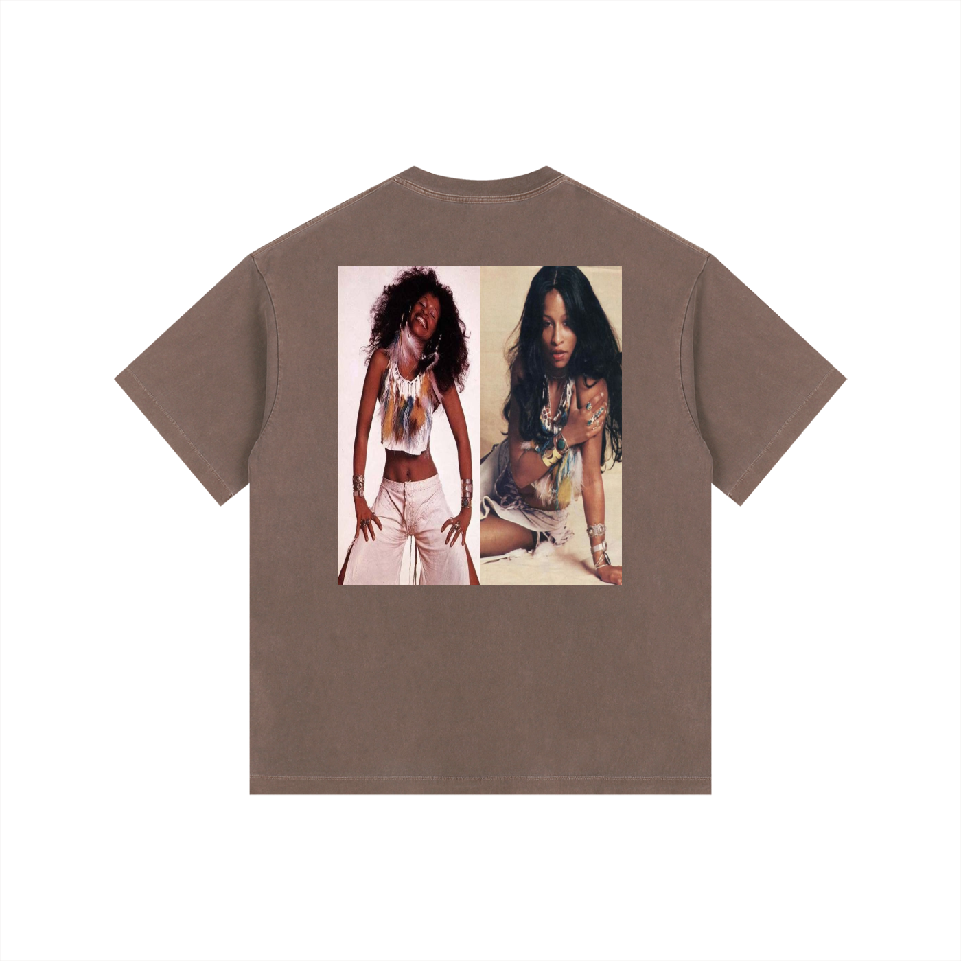 Vintage Chaka Khan Washed Oversized Cotton T-Shirt