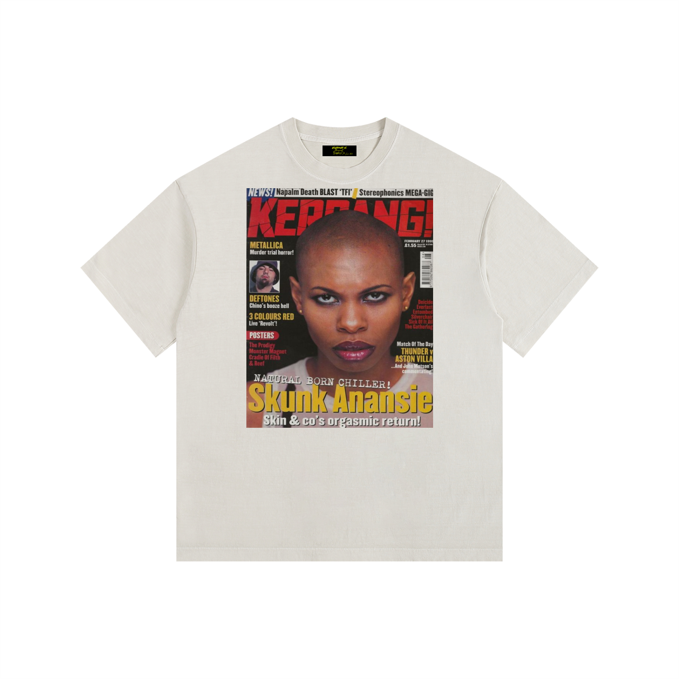 Vintage Skunk Anasie Washed Oversized Cotton T-Shirt