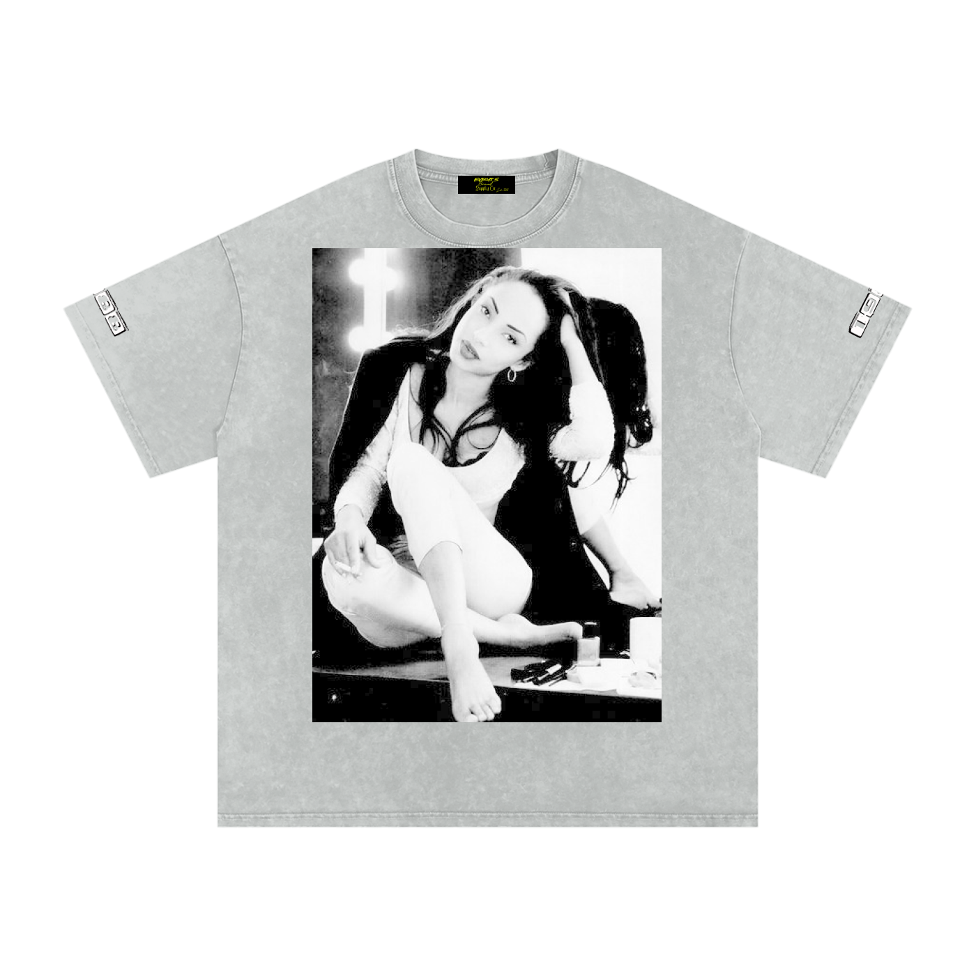 Sade #1 Snow Washed Oversized Cotton T-Shirt