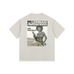 Vintage Rebellious JukeBox Washed Oversized Cotton T-Shirt