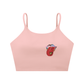 Stay Wild Spaghetti Strap Yoga Sports Bra