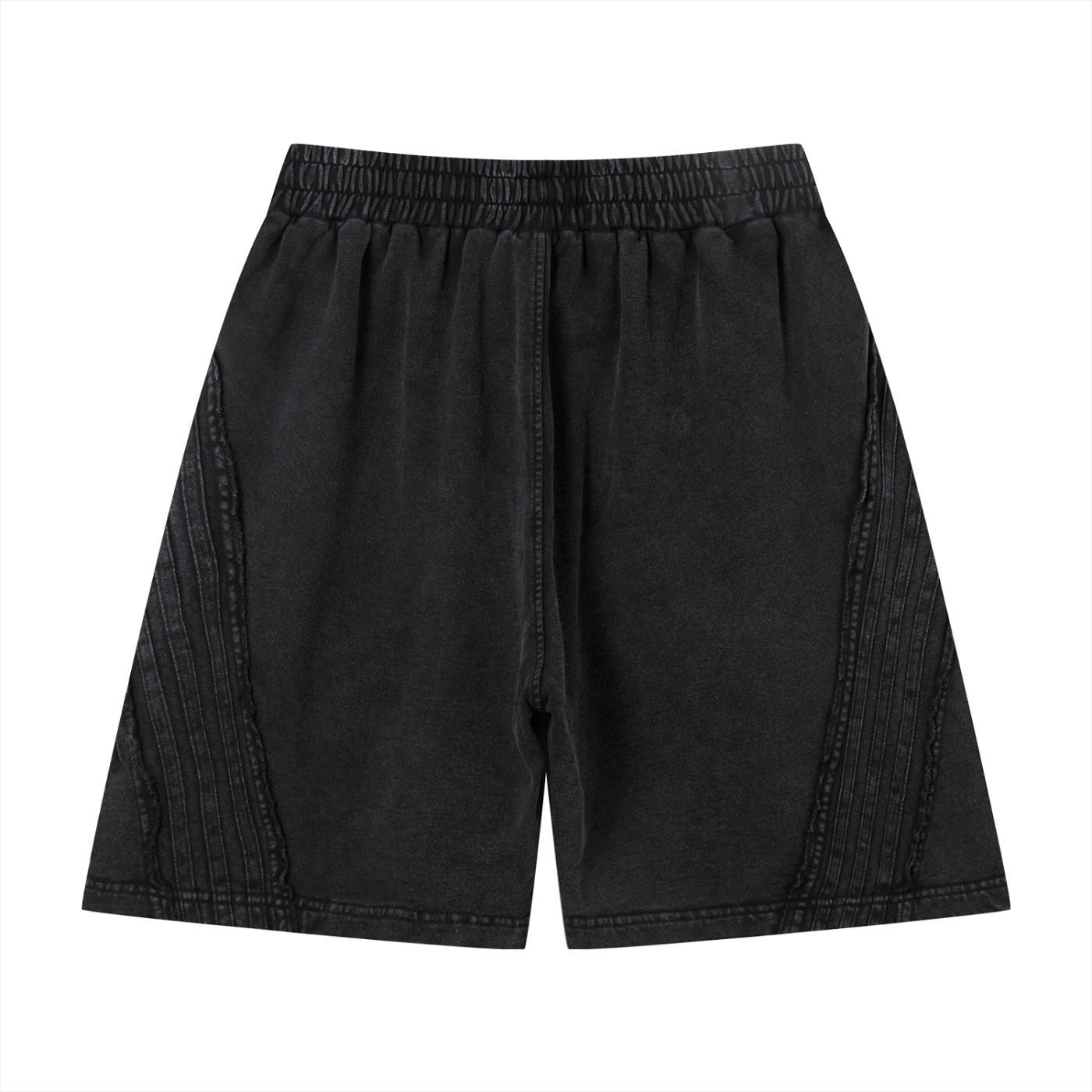 Mona Lisa Unisex Vintage Wash Raw Edge Shorts