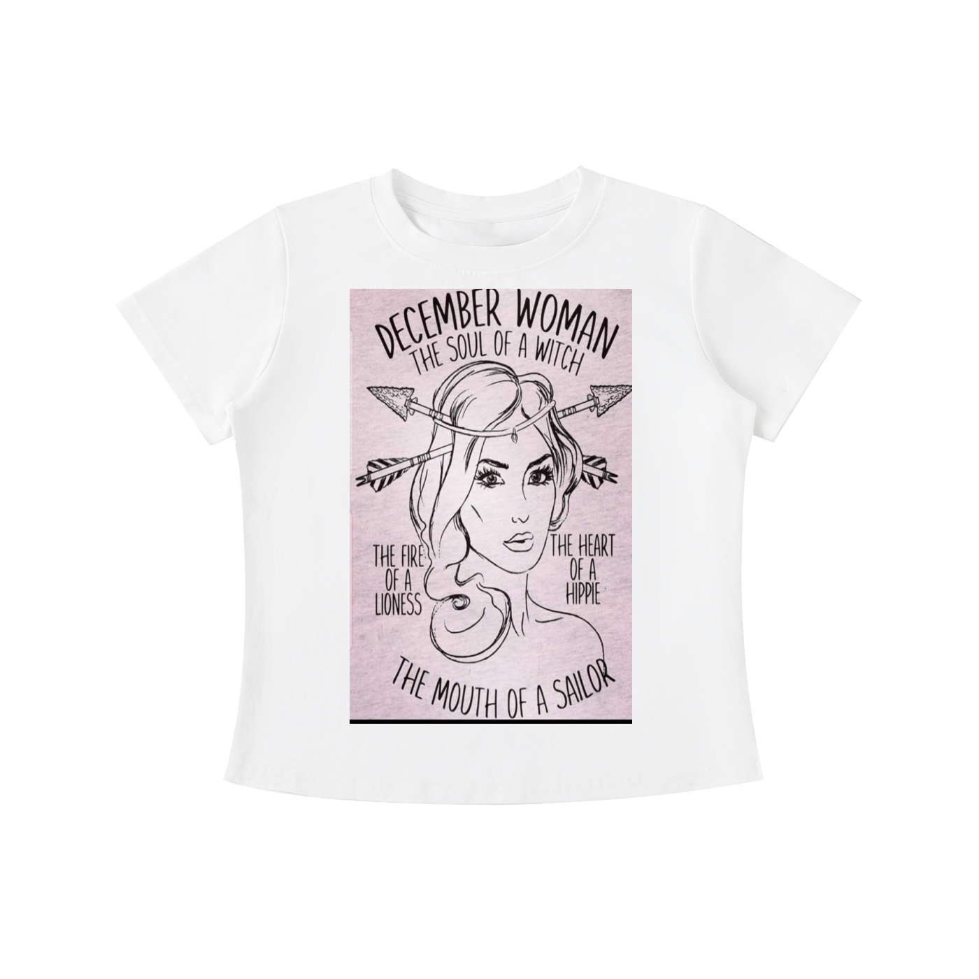 December Girl Vintage Wash Slim Fit T-shirt