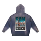 San Francisco / 420 Ape colab, Vintage Washed Frayed Fleece Hoodie
