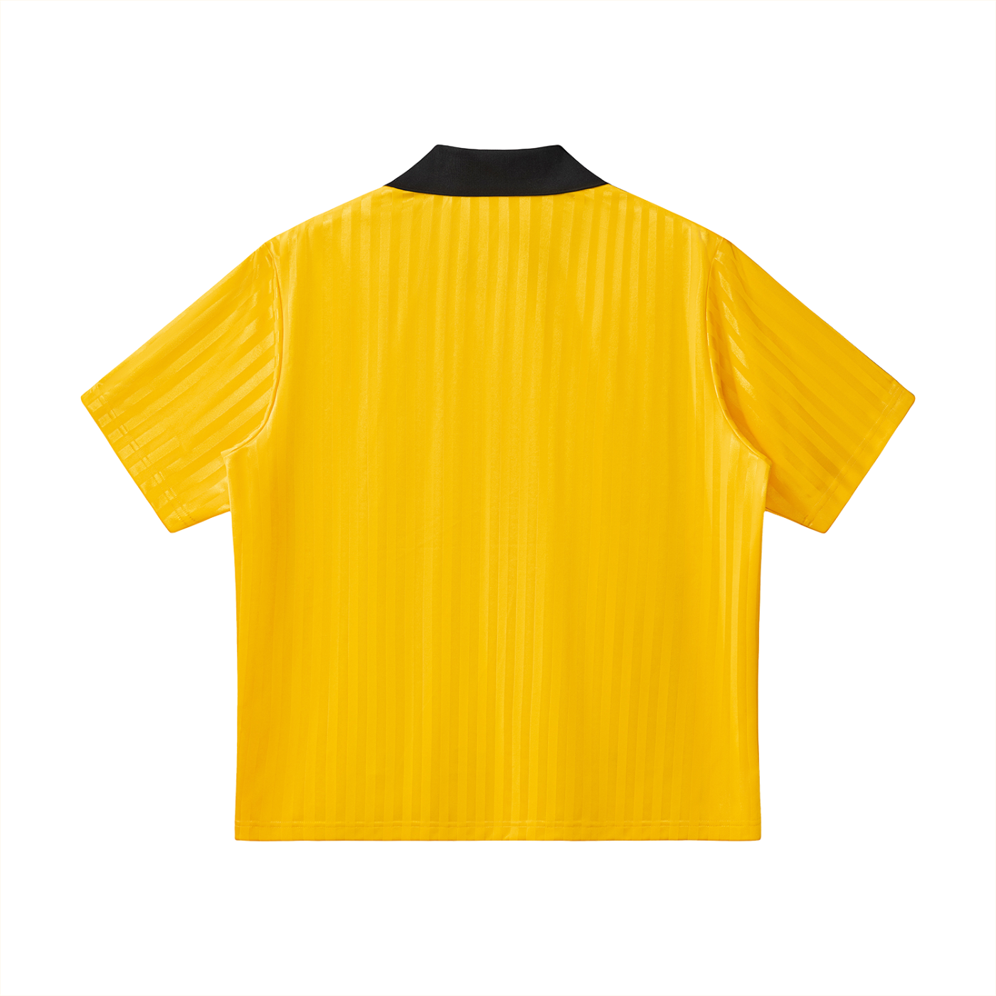Plane Jane Contrast Collar Striped Soccer Jersey