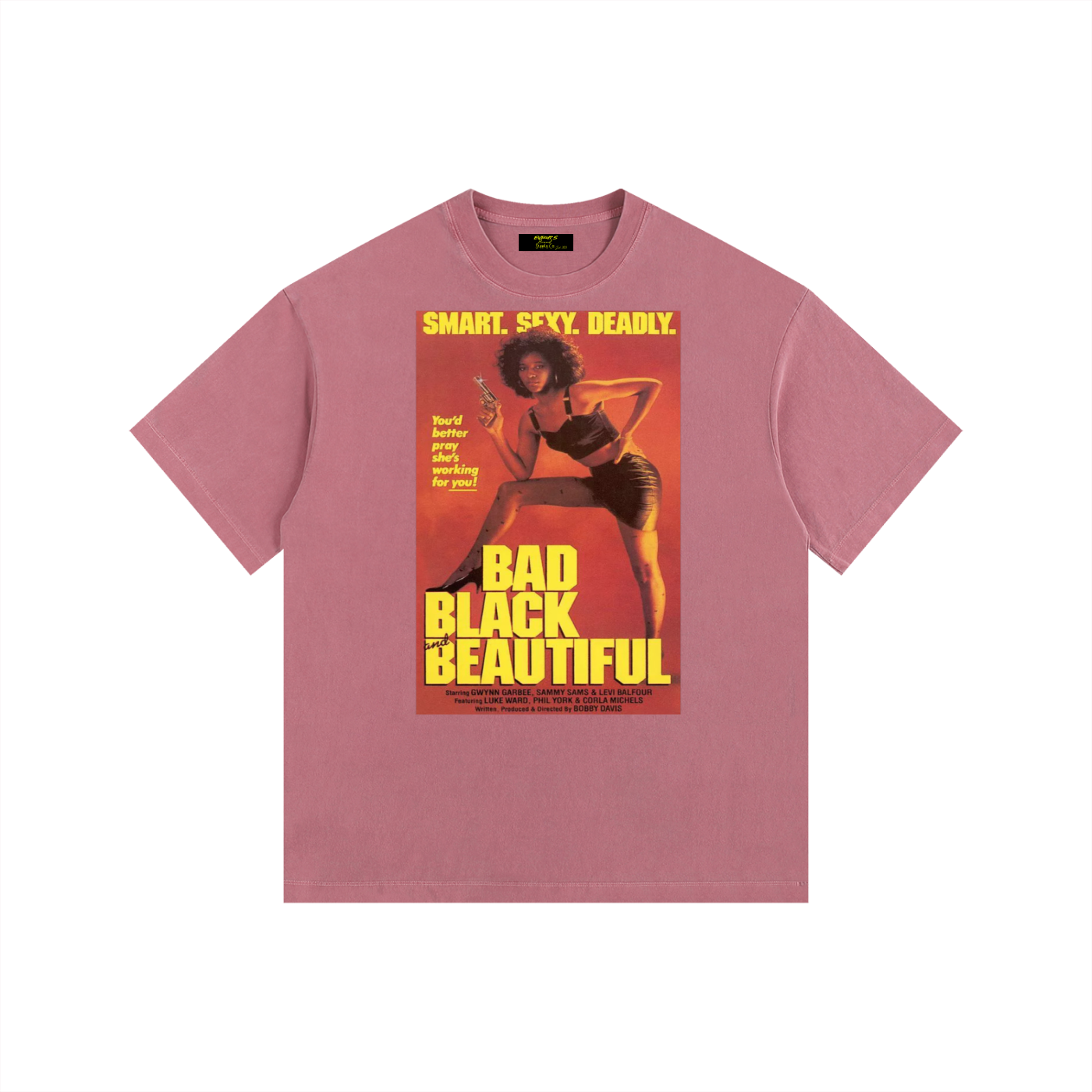 Bad, Black, & Beautiful Vintage Washed Oversized Cotton T-Shirt
