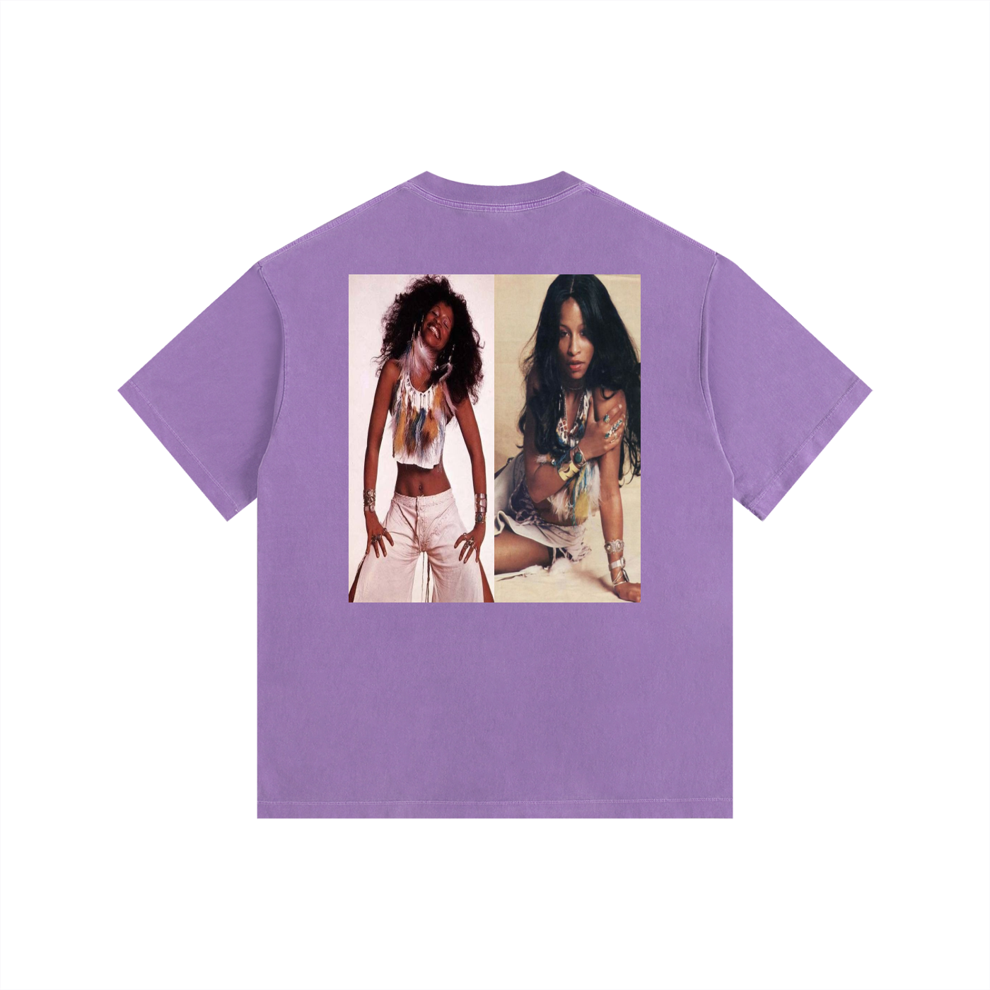 Vintage Chaka Khan Washed Oversized Cotton T-Shirt