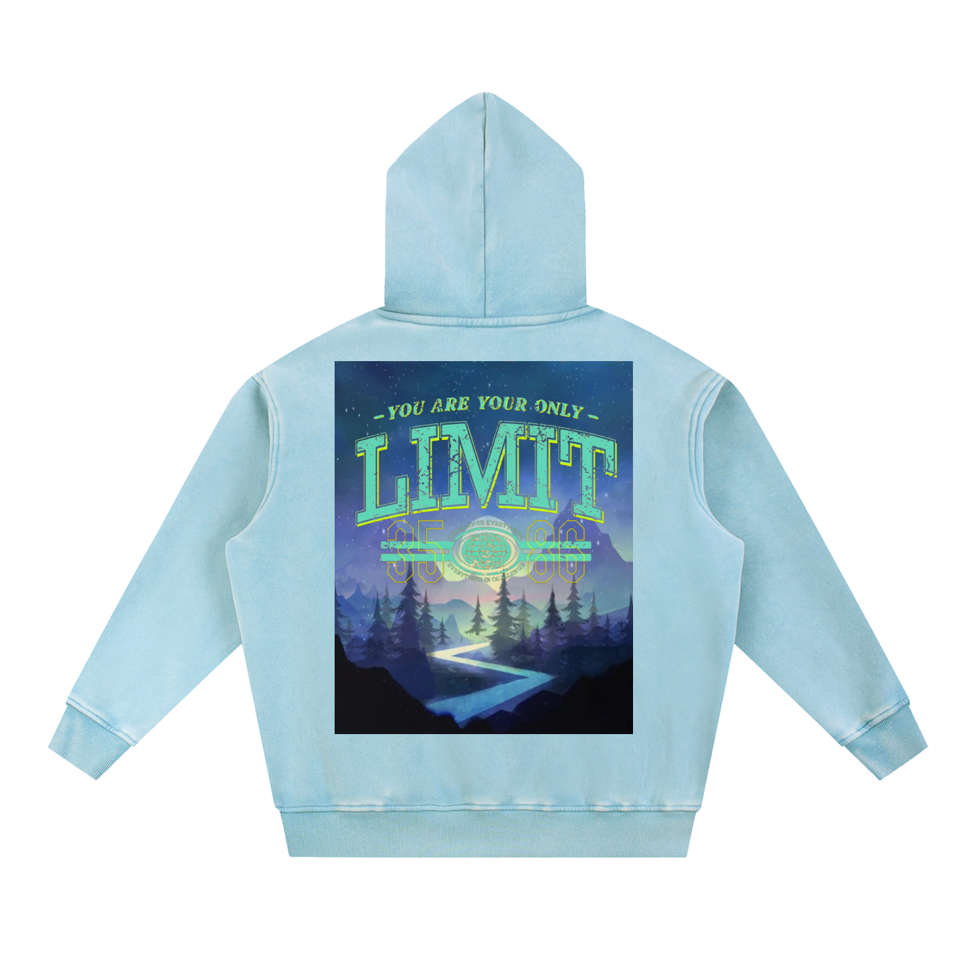 District Snow Wash Fleece Oversize Hoodie