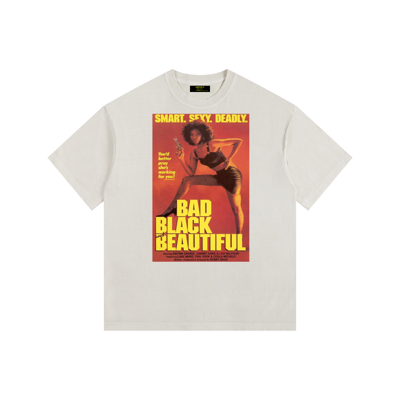 Bad, Black, & Beautiful Vintage Washed Oversized Cotton T-Shirt