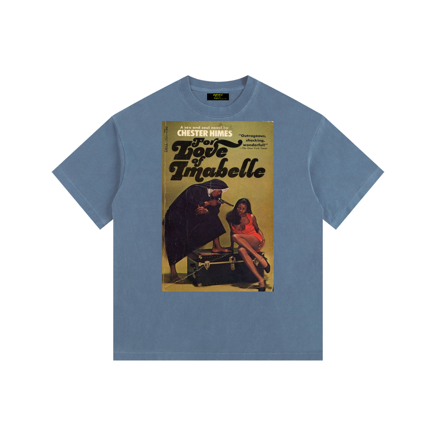 Vintage ImaBelle Washed Oversized Cotton T-Shirt