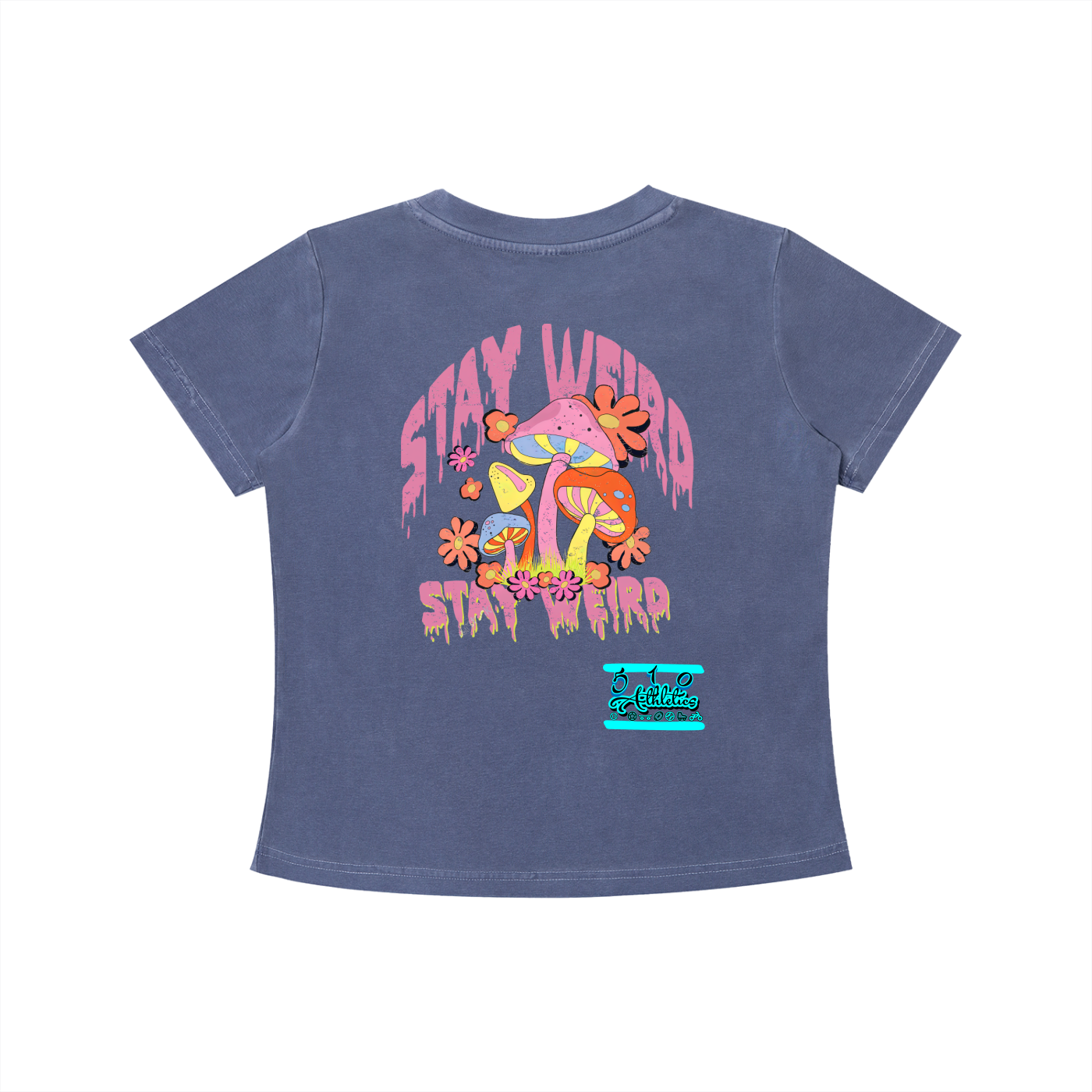 Stay weird Vintage Wash Slim Fit T-shirt