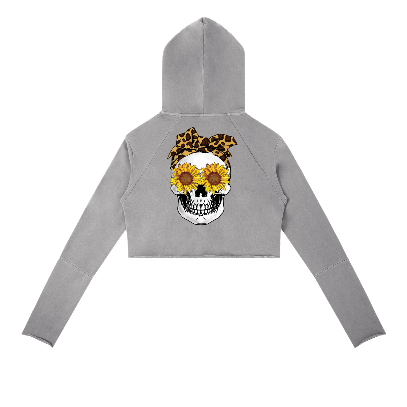 Stay Wild Vintage Washed Raw Edge Hoodie