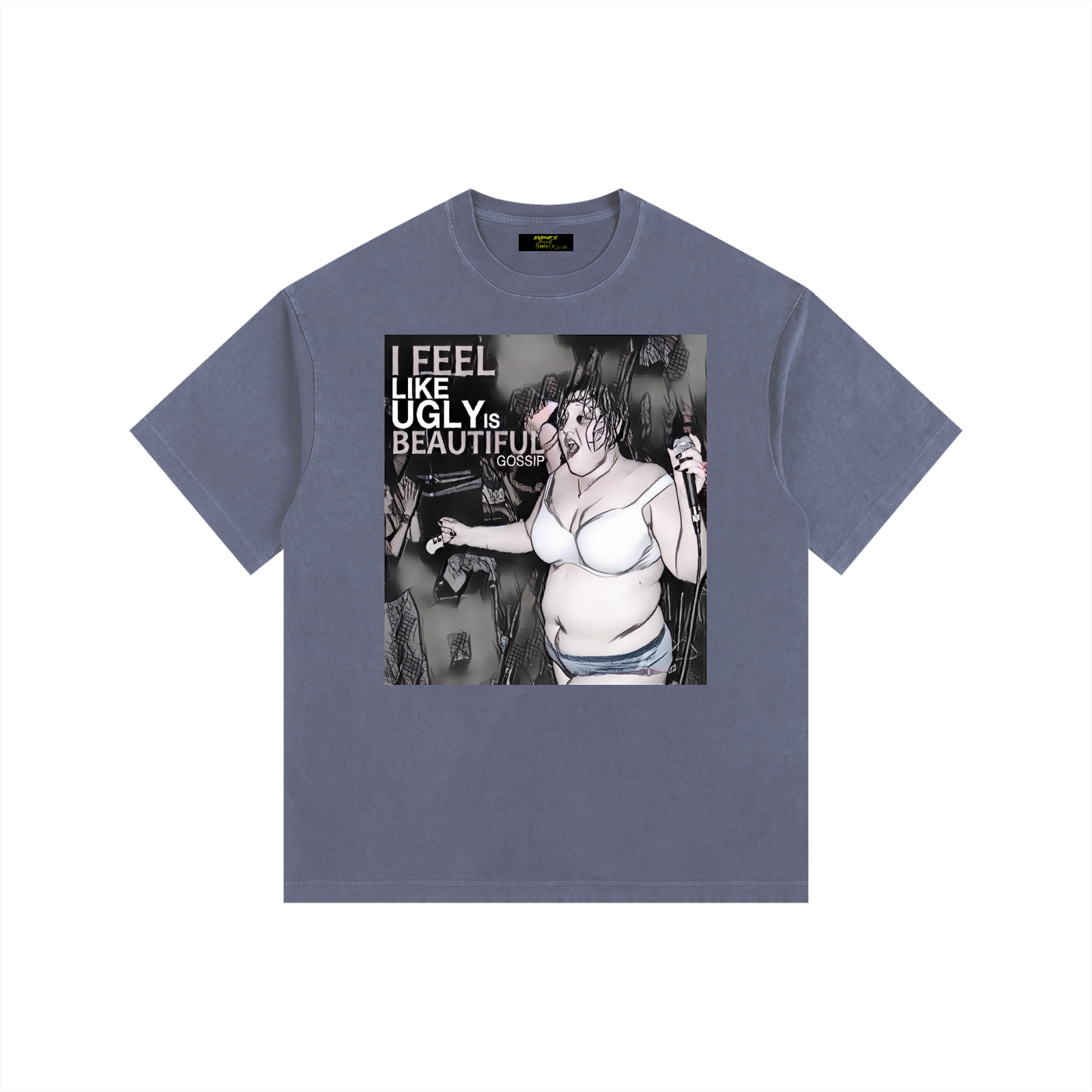 Vintage Thick & Beautiful Washed Oversized Cotton T-Shirt