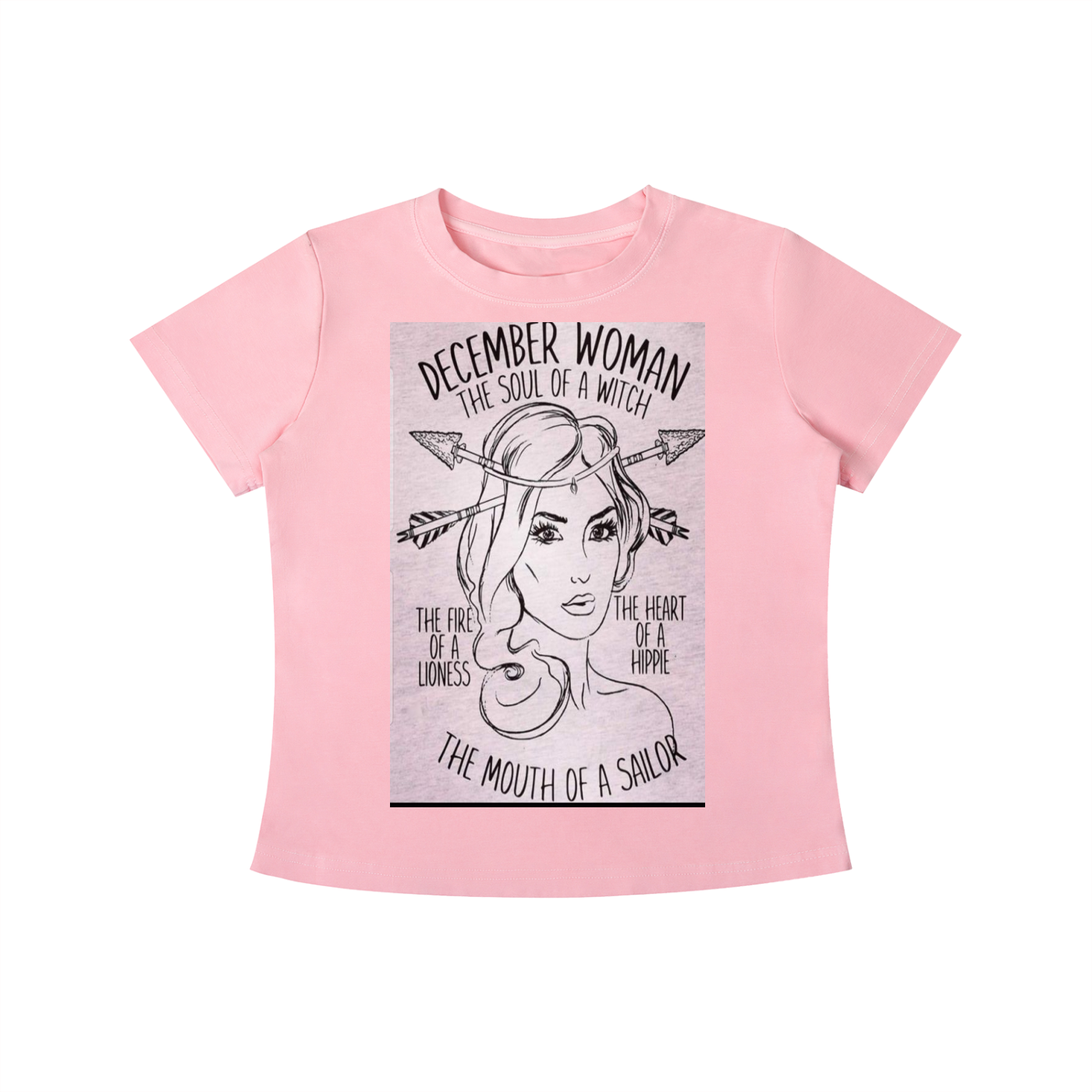 December Girl Vintage Wash Slim Fit T-shirt