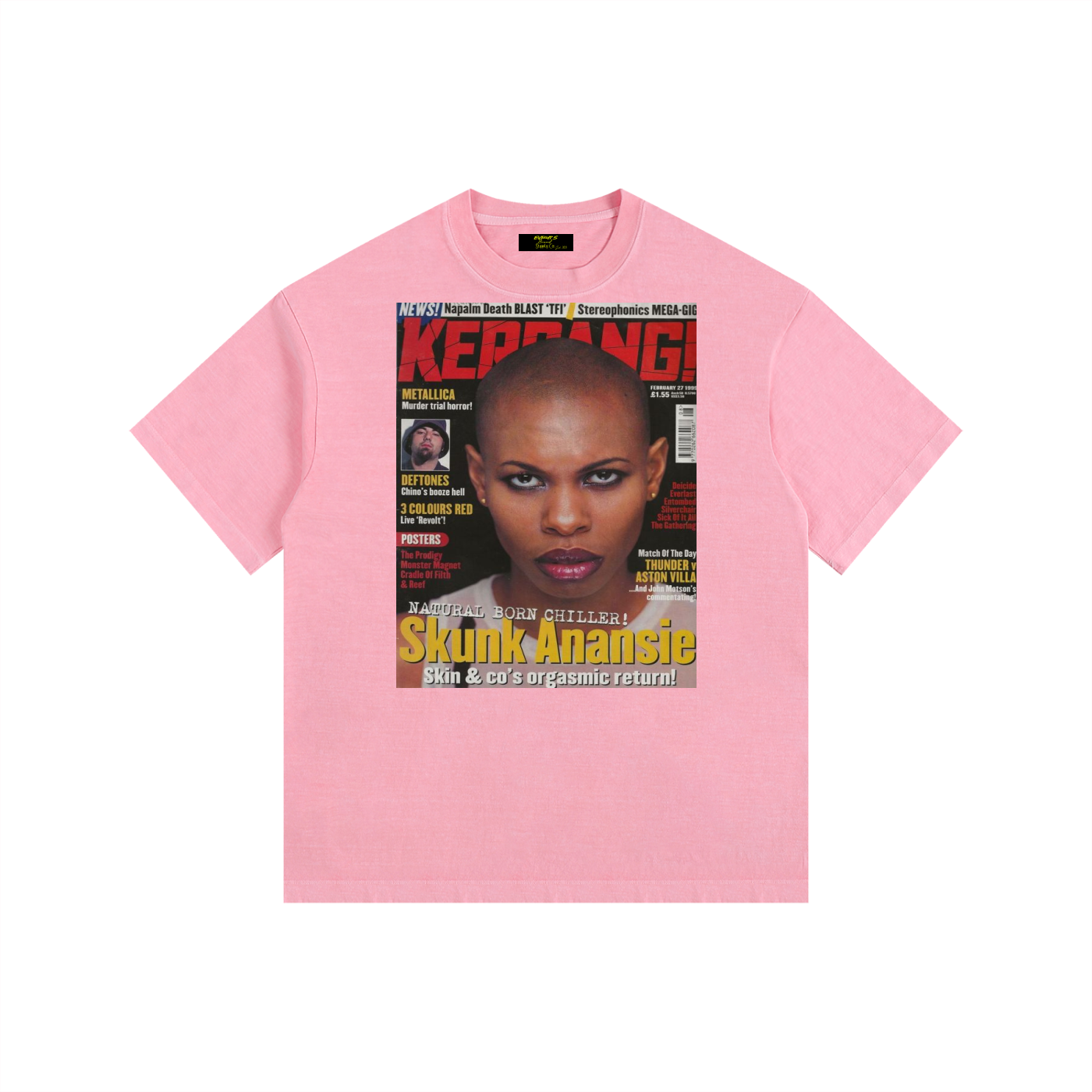 Vintage Skunk Anasie Washed Oversized Cotton T-Shirt