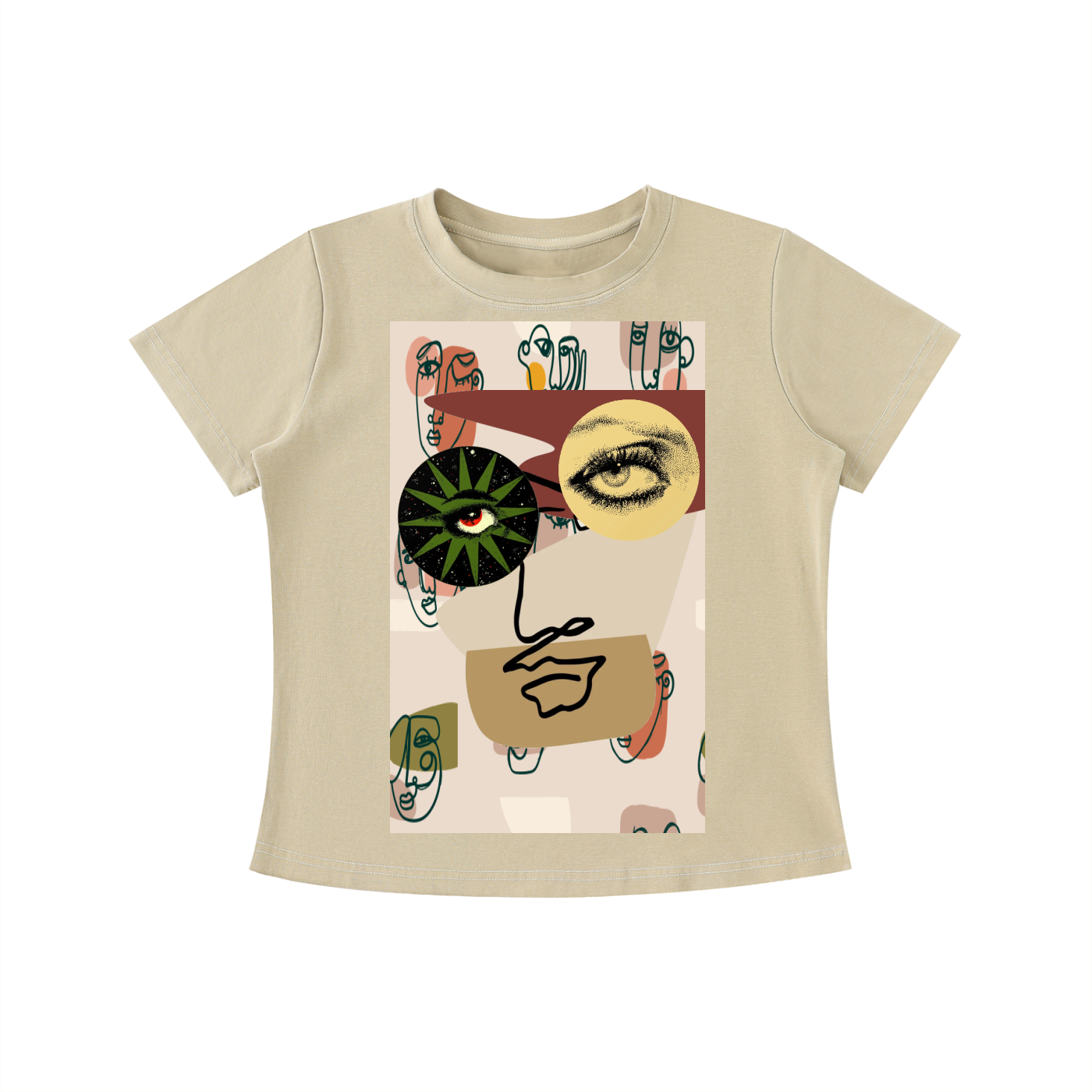 I am Beautiful Vintage Wash Slim Fit T-shirt