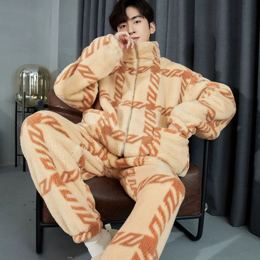 Pajamas Soft Track-Suit w/ zip-up top