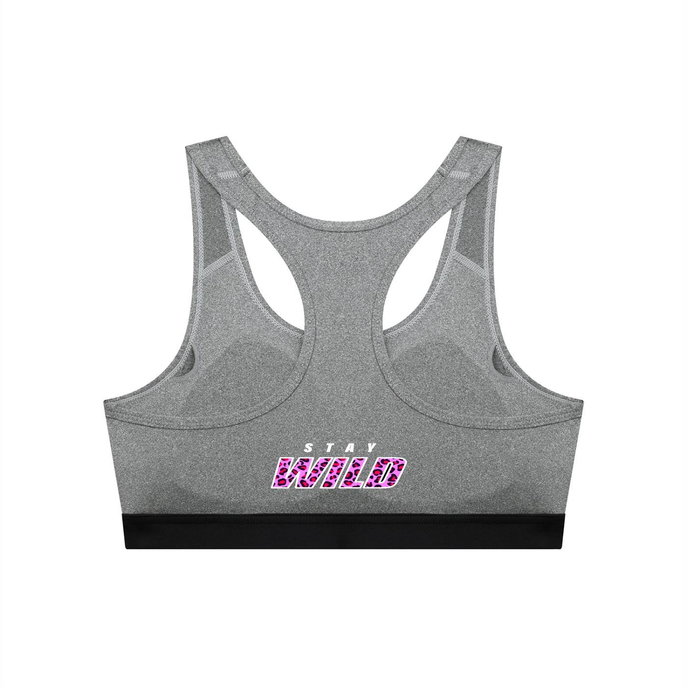 Stay Wild Women's Cropped Sports Bra