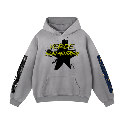 Verde Elementary Heavyweight Sun-faded Oversized Hoodie